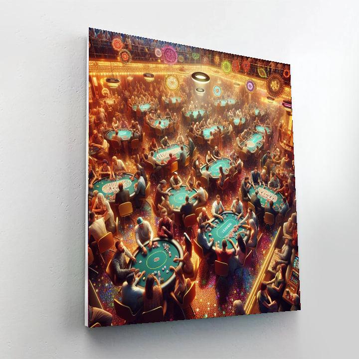 World Series Of Poker - Usa Painting Number Kit