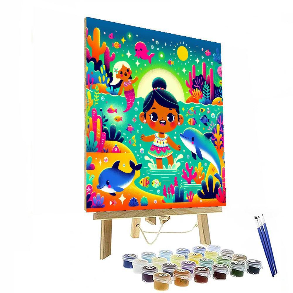 Mystic Lagoon Adventure Paint By Numbers Kits