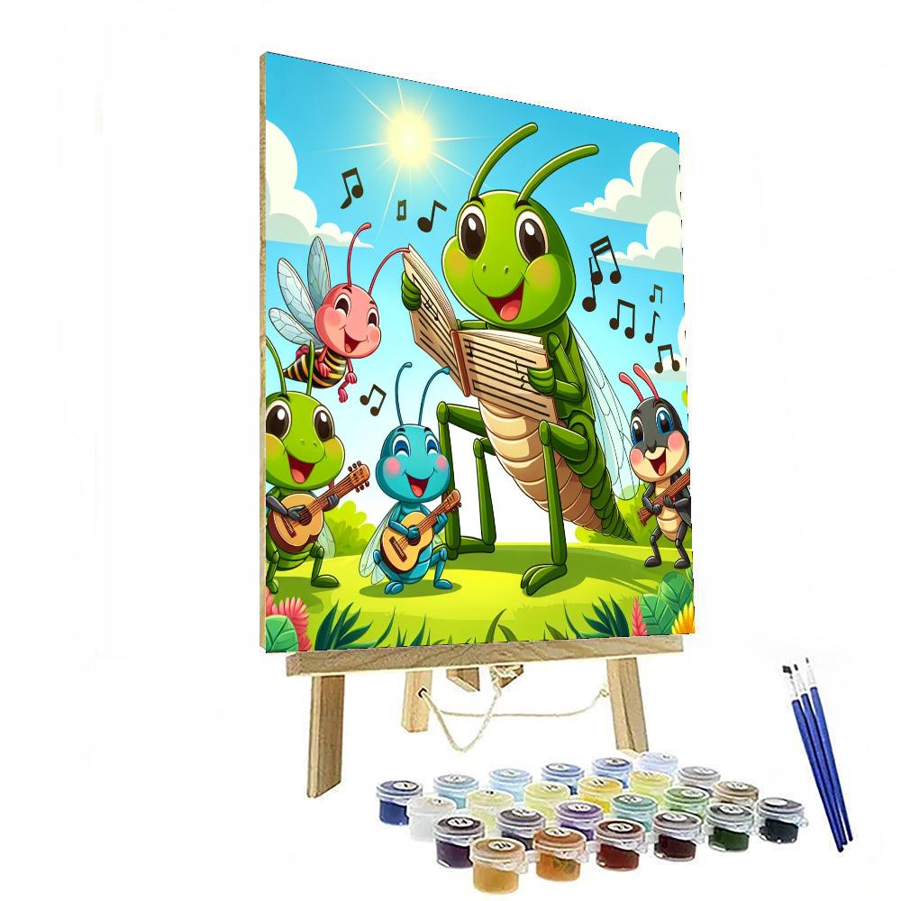 Merry Meadow Minstrels Number Painting