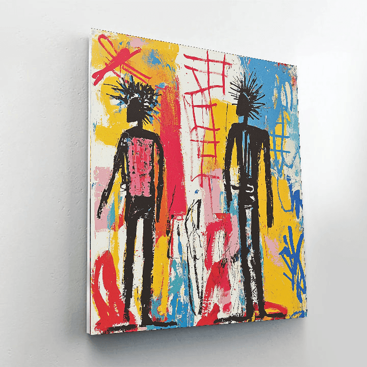 Jean-Michel Basquiat Inspired A Mosaic Of Cultures  Painting By Numbers Kit
