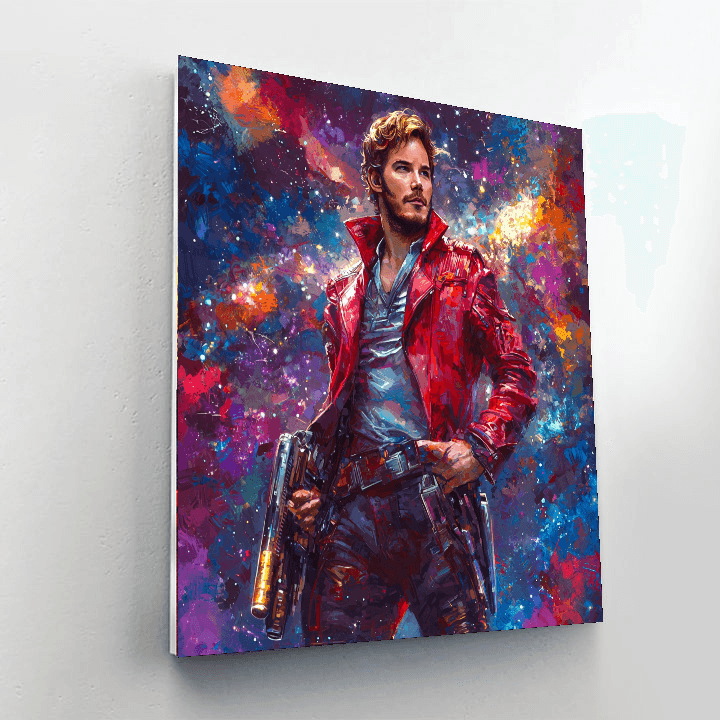 Chris Pratt: The Galactic Charm Of Star-lord Paint By Numbers Kits