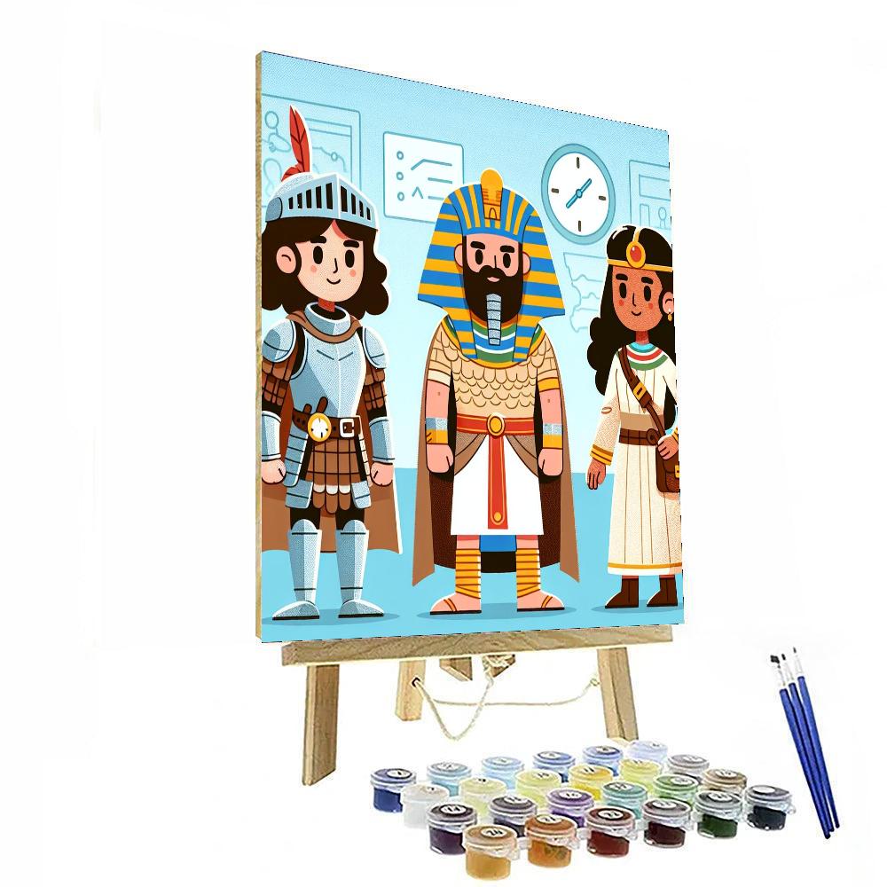 Artistic Time Travel Paint By Numbers