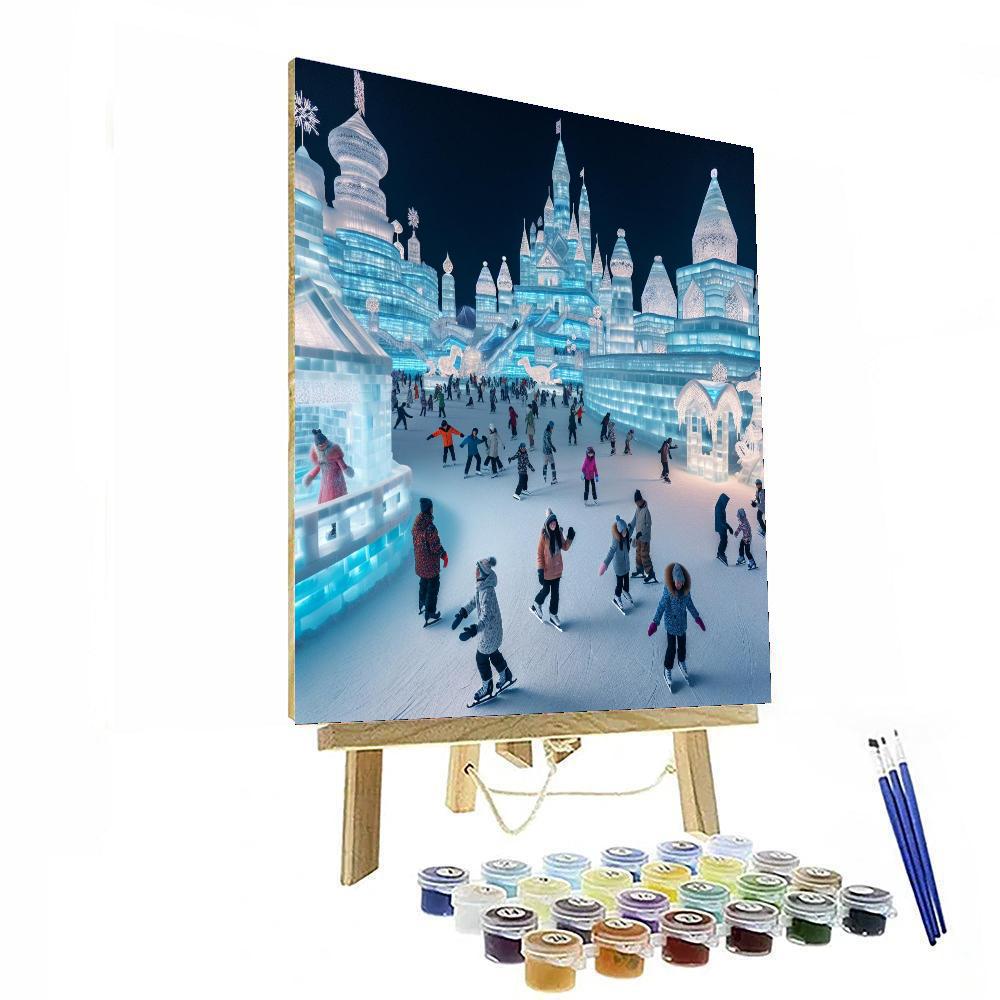 Harbin International Ice Festival Painting Number Kit