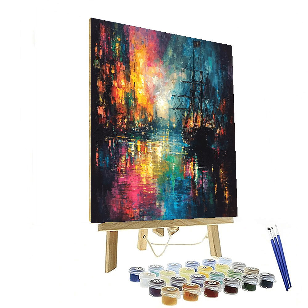 Joseph Mallord William Turner Inspired Prismatic Waters  Paint By Color