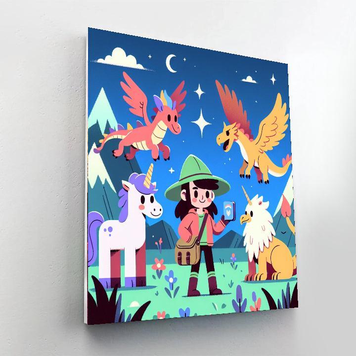 Mythical Creatures Encounter Paint By Color