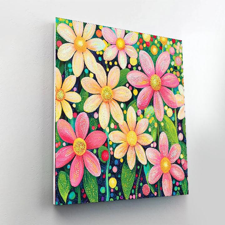 Georges Seurat Inspired Floral Fusion  Paint By Number