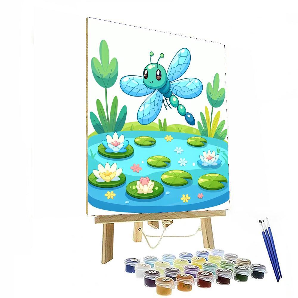 Colorful Dragonfly Paint By Numbers