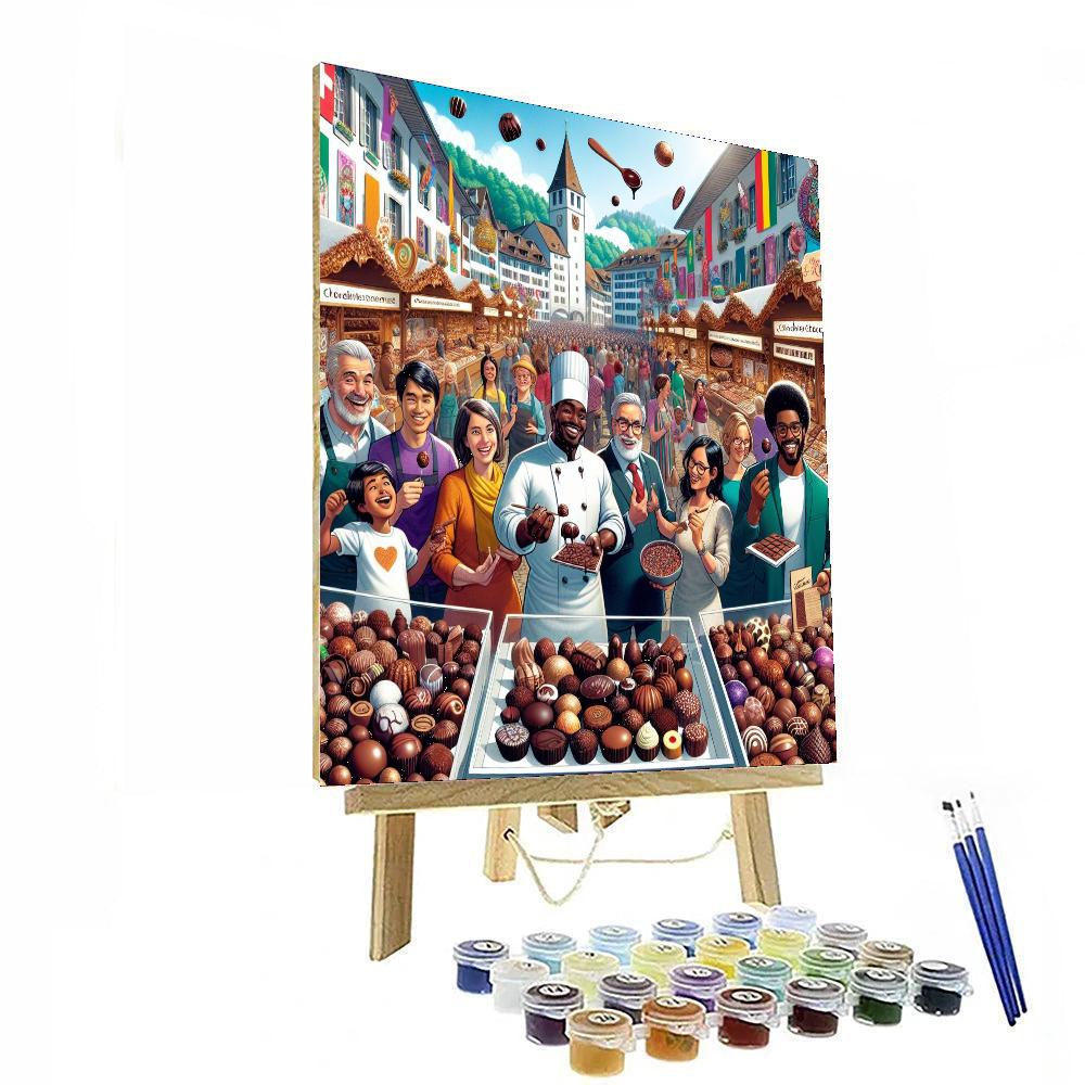 Chocolate Festival - Switzerland Paint By Color