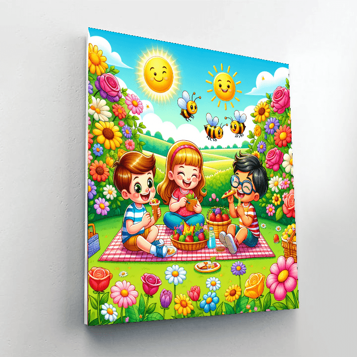 Whimsical Garden Celebration Paint By Numbers