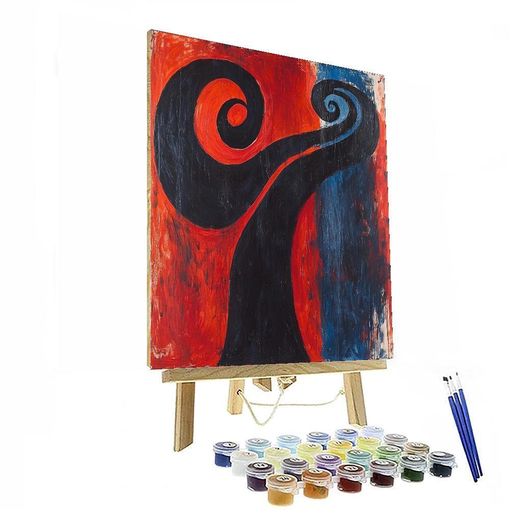 Edvard Munch Inspired Modern Expression  Paint By Numbers Kits