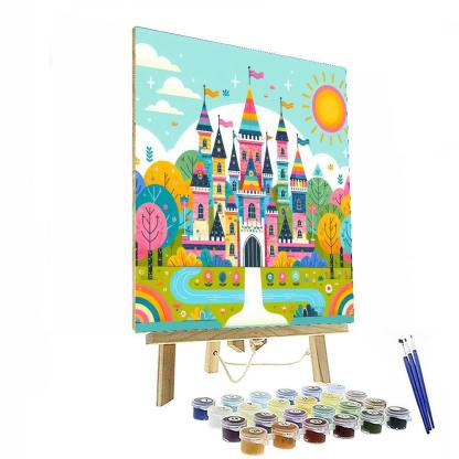 Charming Royal Castle Number Painting
