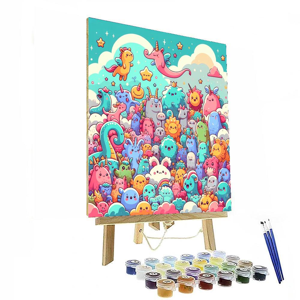 Fun With Monsters Paint By Color