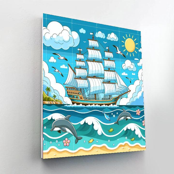 Sailing Adventure Odyssey Numbered Painting Kits