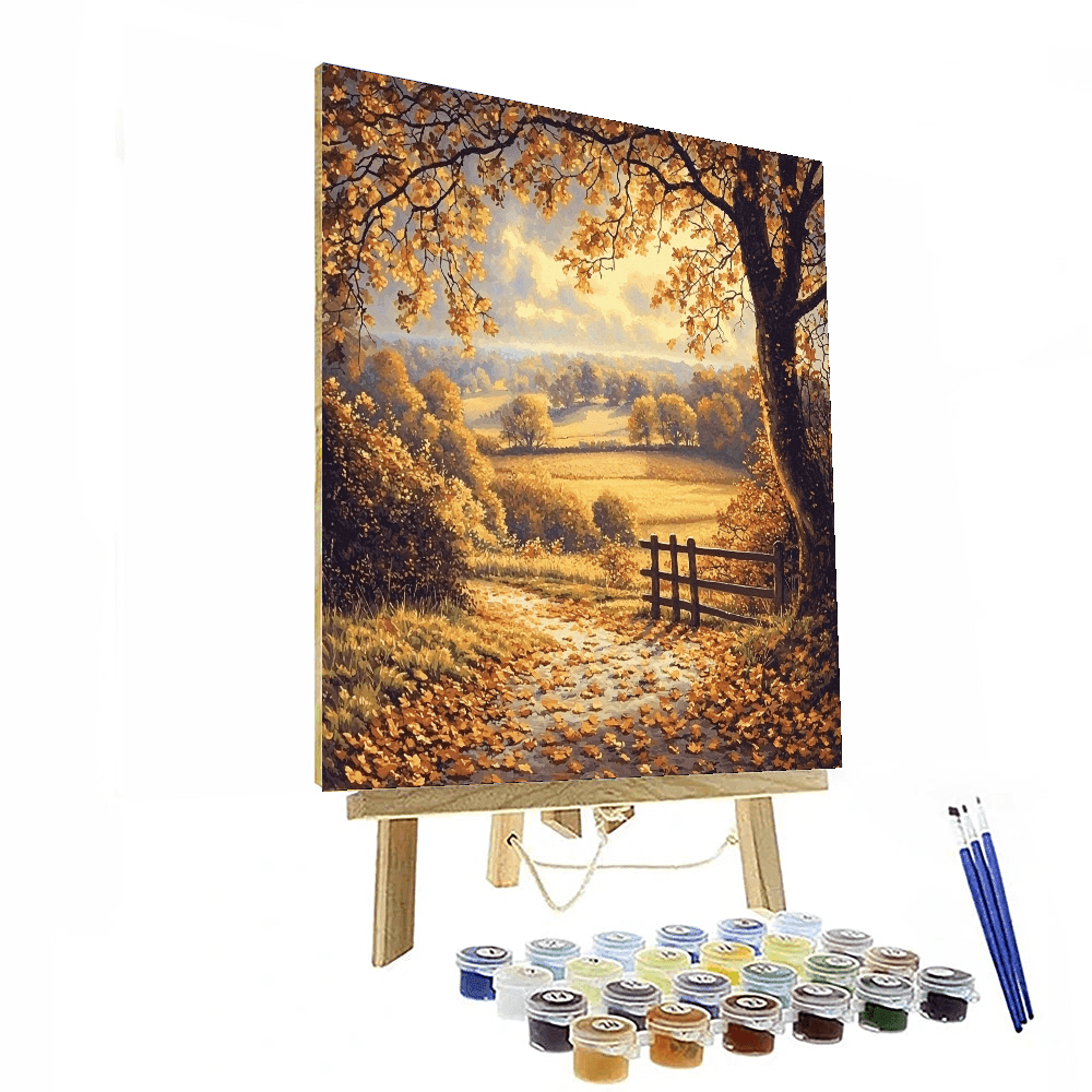 John Constable Inspired Autumnal Whisper  Paint By Color