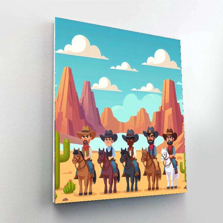 Tales From The Wild West Paint By Color