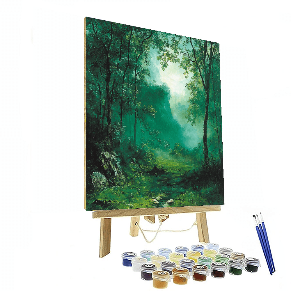 Sir John Everett Millais Inspired Emerald Dreams  Paint By Numbers Kits