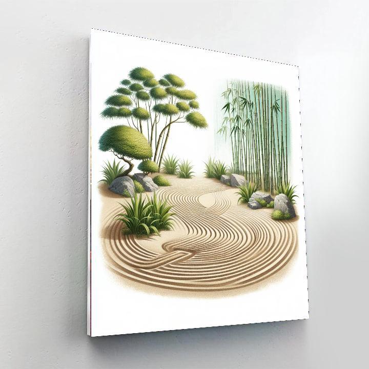 Peaceful Zen Retreat Paint By Number