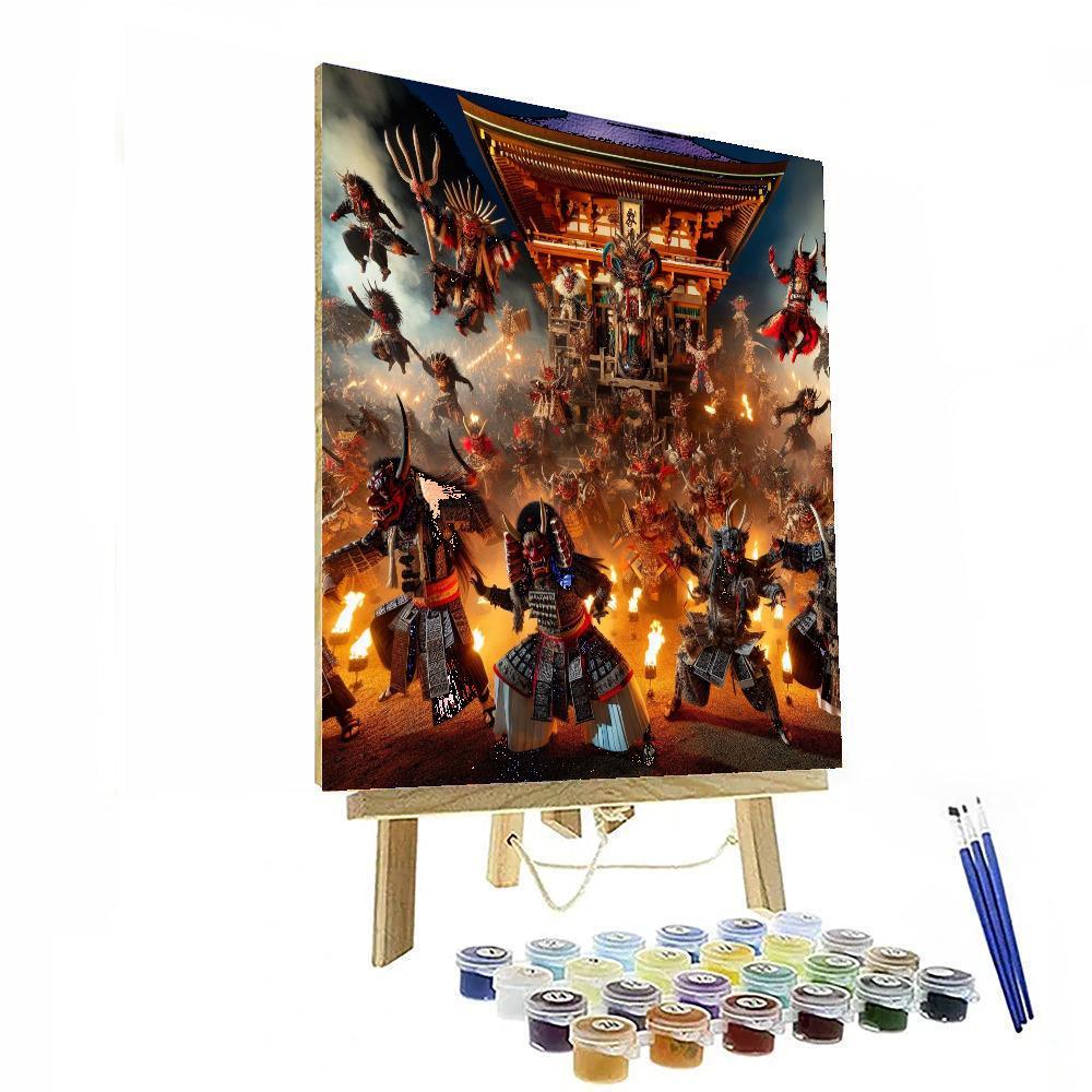 Oni Matsuri - Japan Paint By Color