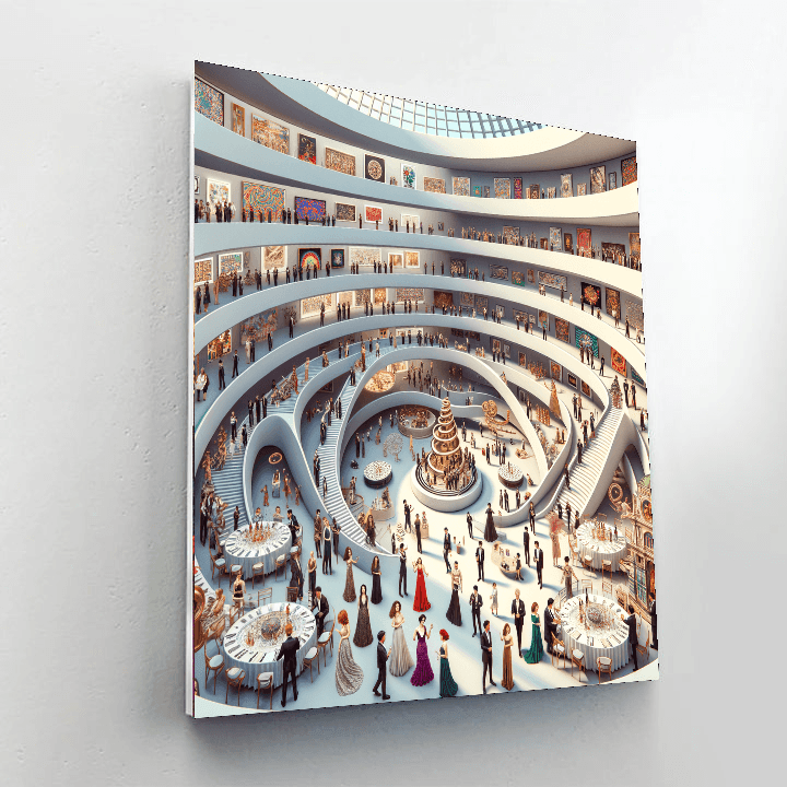 Guggenheim Museum's Art Party Paint By Number