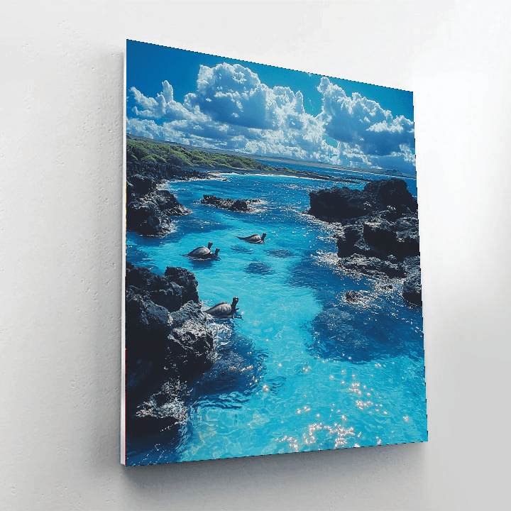 The Galapagos Islands Numbered Painting Kits