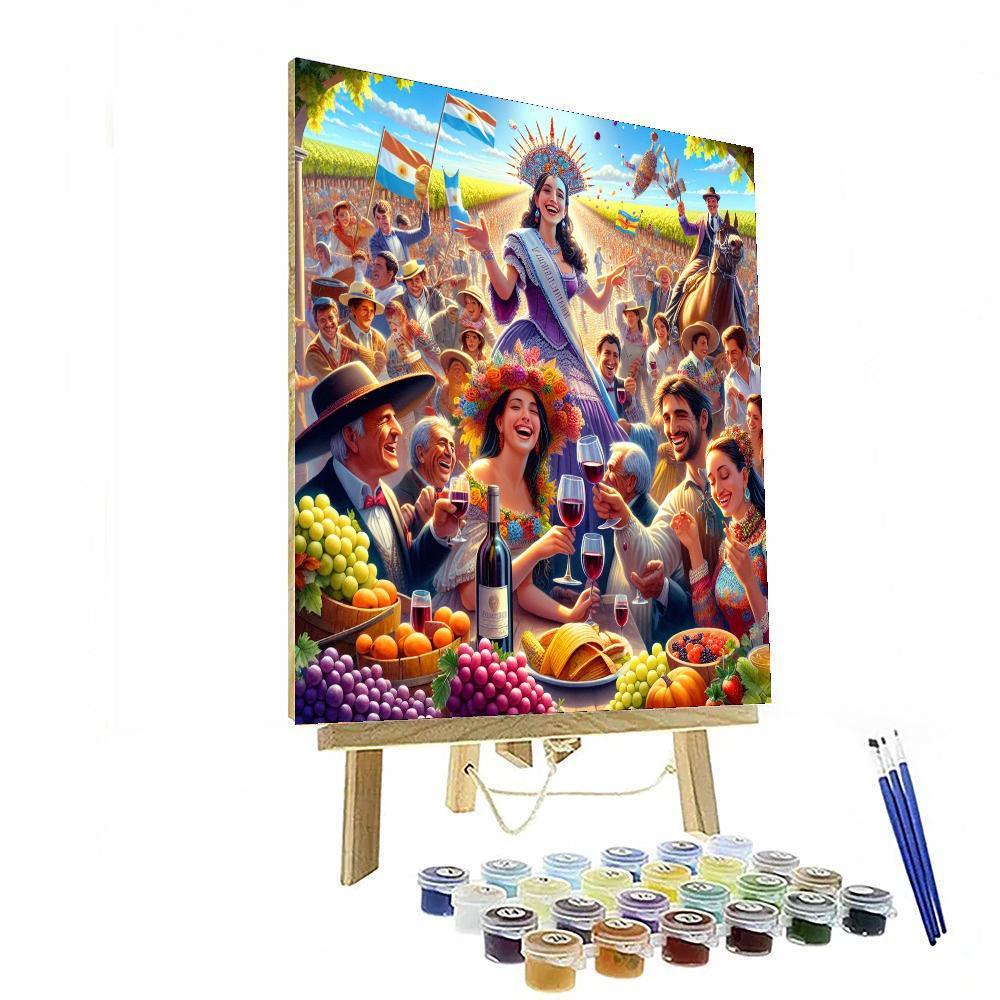 Fiesta Nacional De La Vendimia DIY Paint By Numbers