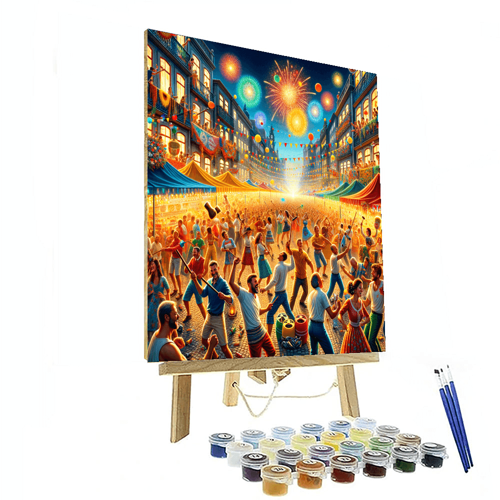 Festa Da São João - Portugal Painting By Numbers Kit