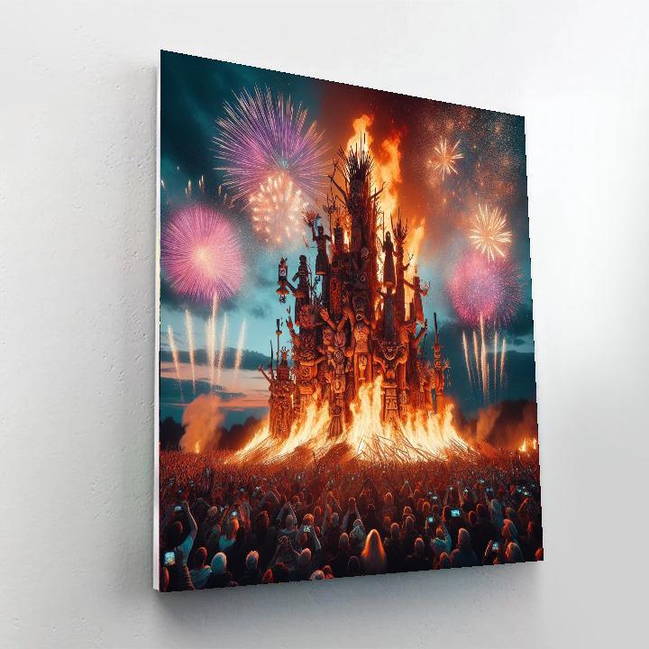 Hogueras De San Juan - Alicante DIY Paint By Numbers
