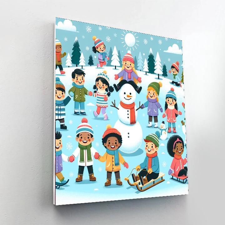 Jolly Winter Wonderland Paint By Number