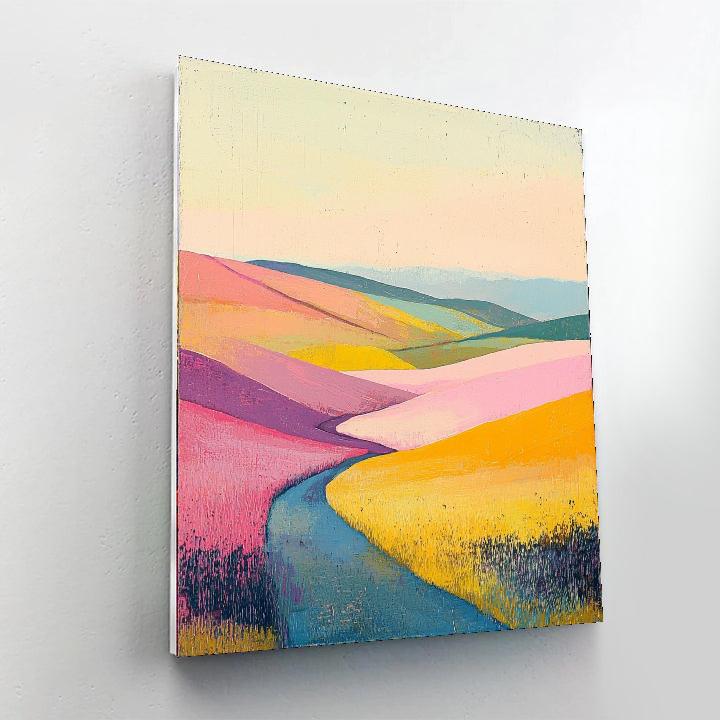 Nandalal Bose Inspired Dawn's Gentle Symphony  Paint By Number