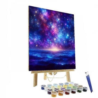 Luminous Night Skies Number Painting