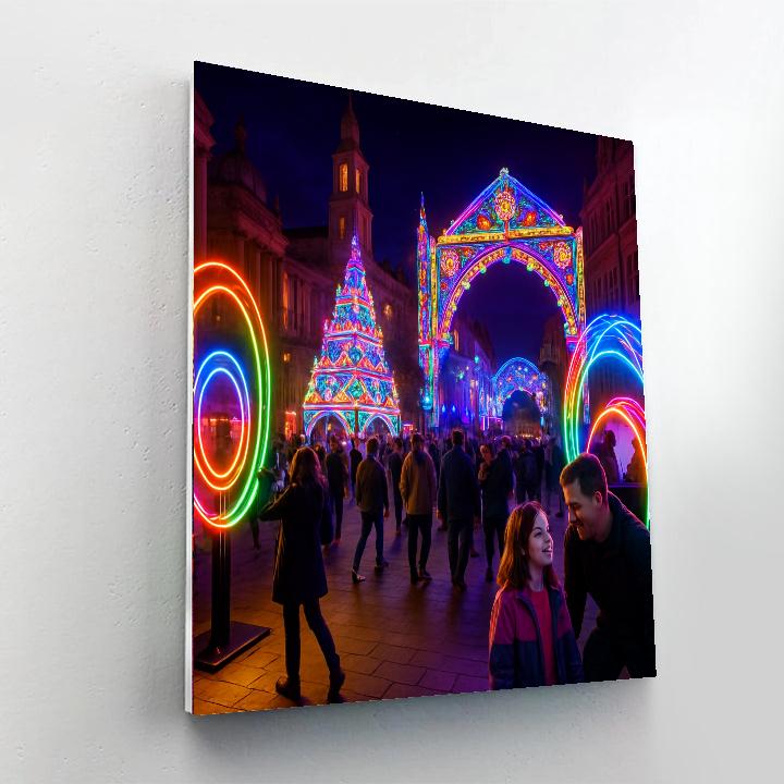 Light Night Leeds DIY Paint By Numbers