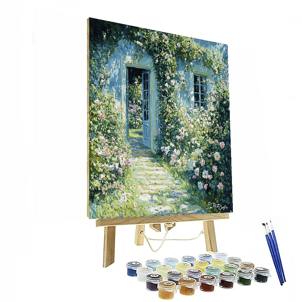 Claude Monet Inspired Hidden Garden  Paint By Numbers Kits