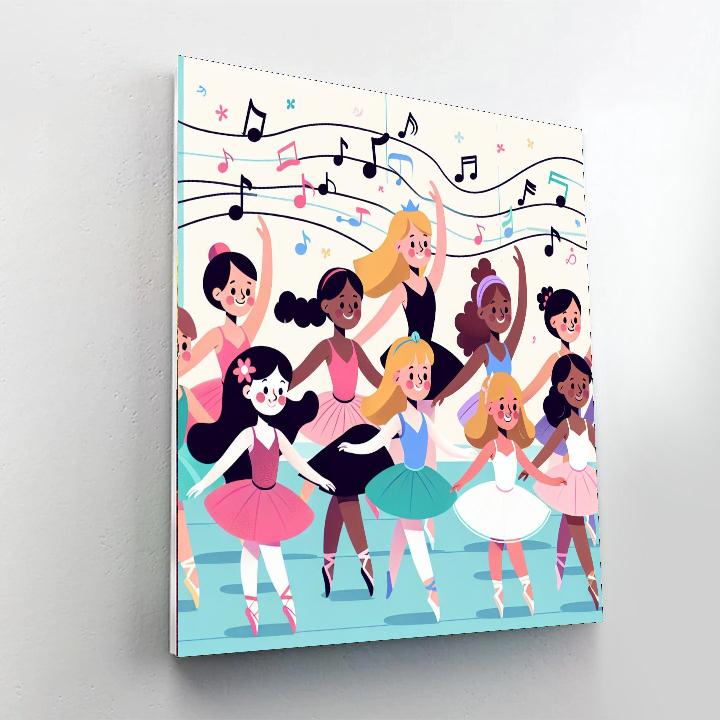 Ballerina Dreamscape Painting By Numbers Kit