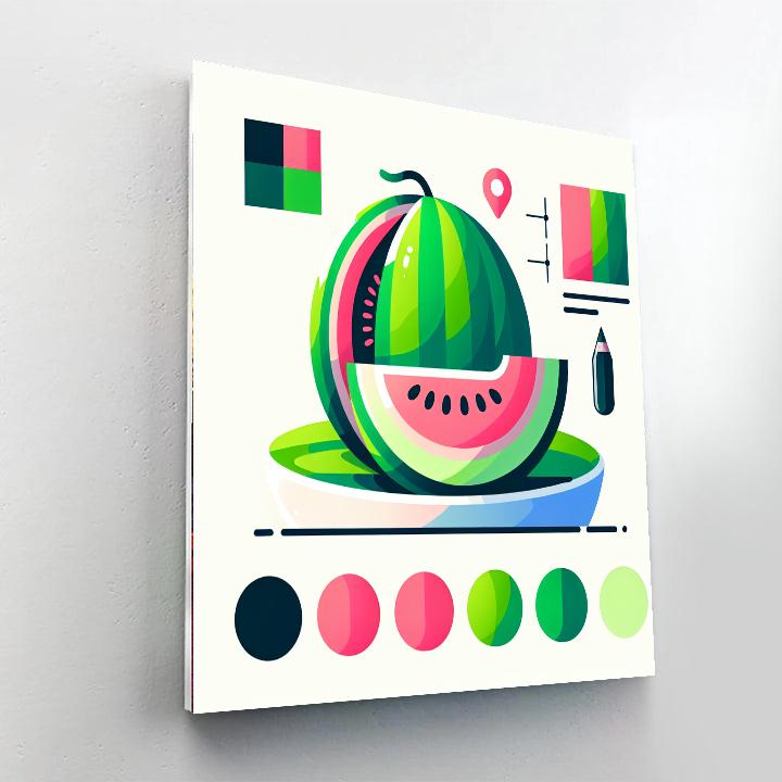 Mellow Melons Paint By Numbers Kits