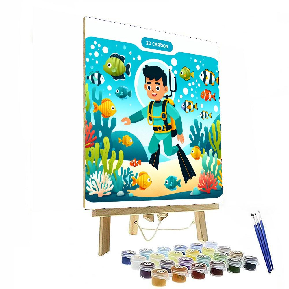 Underwater Discovery Adventure Paint By Numbers Kits