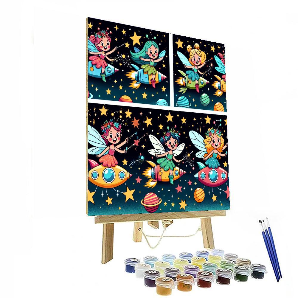 Galactic Fairies Journey Paint By Number