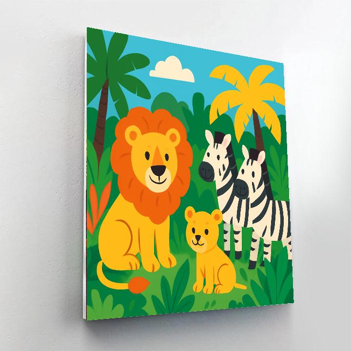 Super Safari Numbered Painting Kits