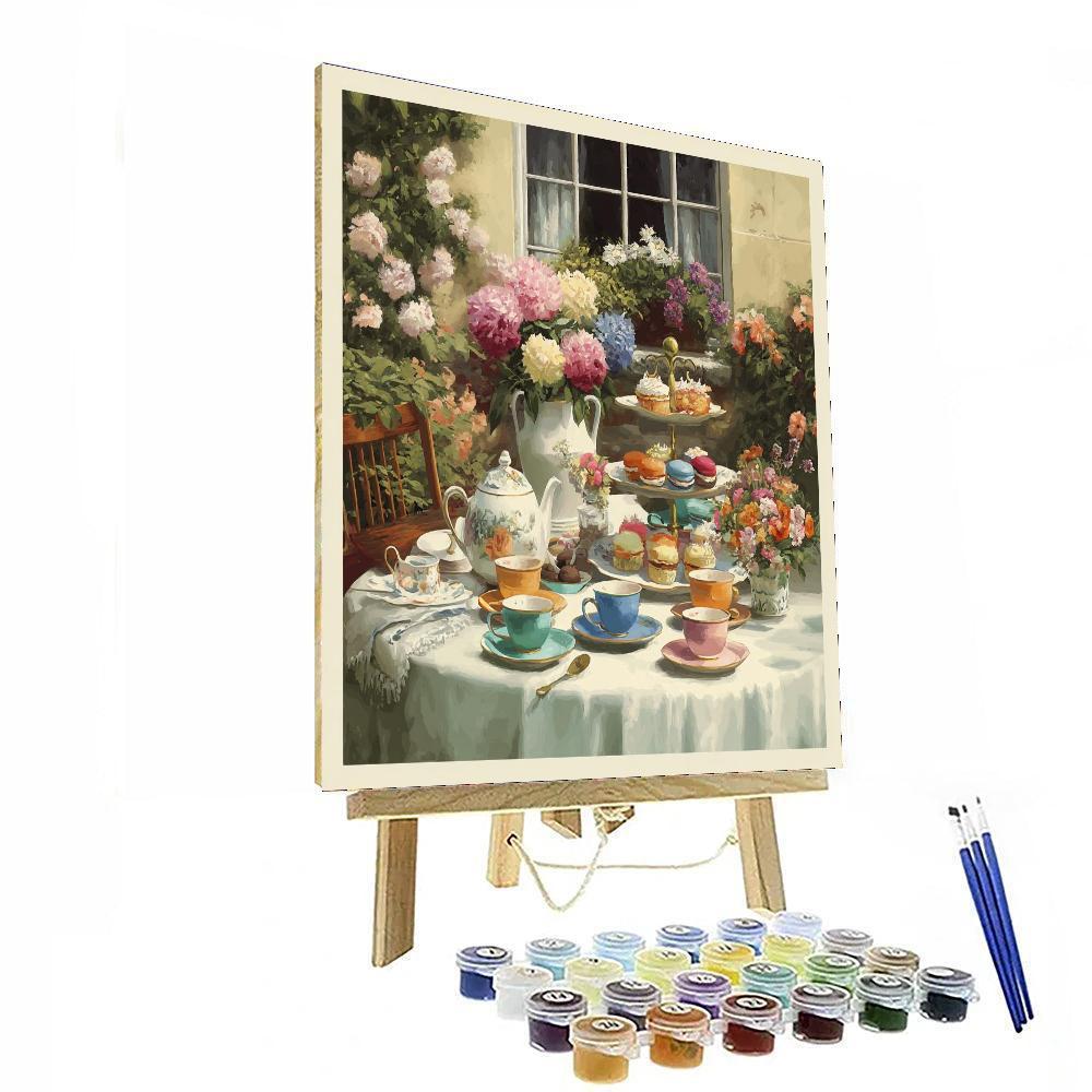 The Tea Party Paint By Numbers Kits