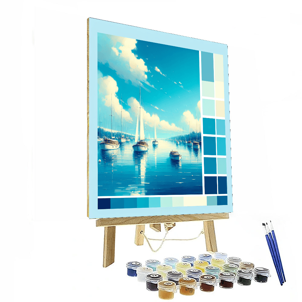 Peaceful Harbor Painting By Numbers Kit