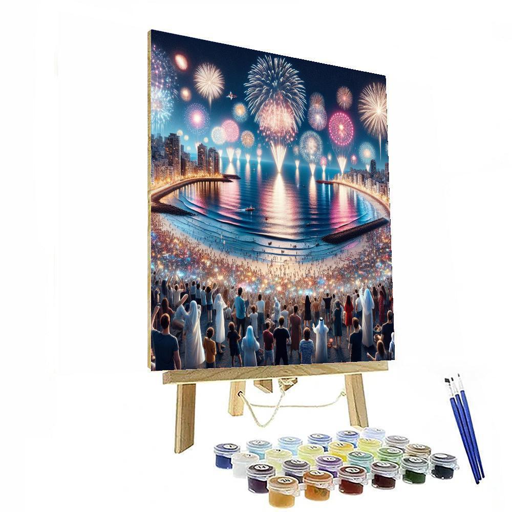 Busan International Fireworks Festival - South Korea DIY Paint By Numbers