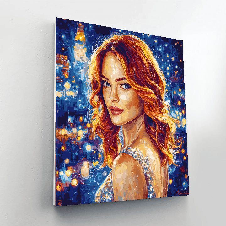 Emma Stone: The Effervescent Dreamer Of La La Land Paint By Numbers