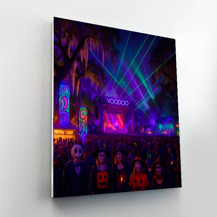 New Orleans Voodoo Music + Arts Experience - Usa Painting Number Kit