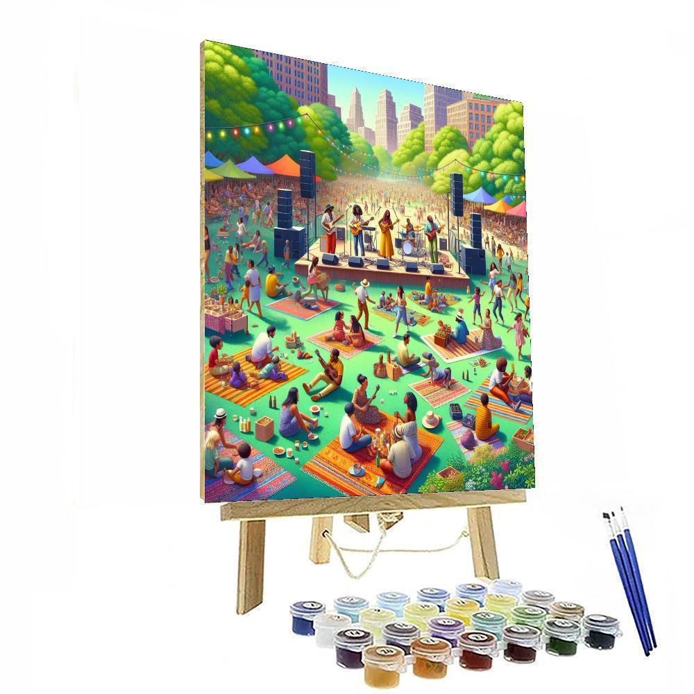 Harlem Meer Performance Festival - Usa Numbered Painting Kits