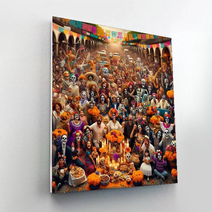 Oaxaca Day Of The Dead - Mexico Painting By Numbers Kit