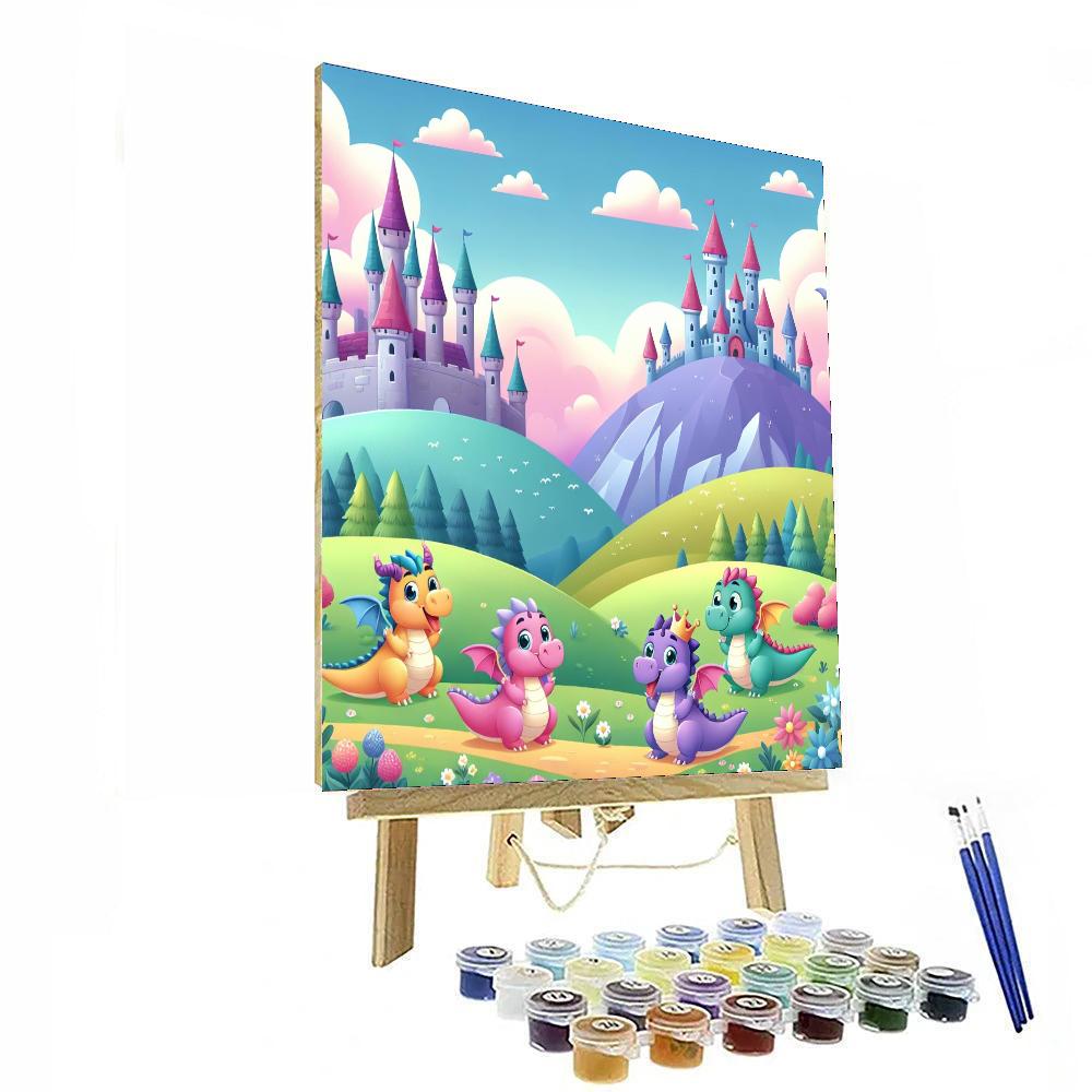 Whimsical Kingdom Adventures Numbered Painting Kits
