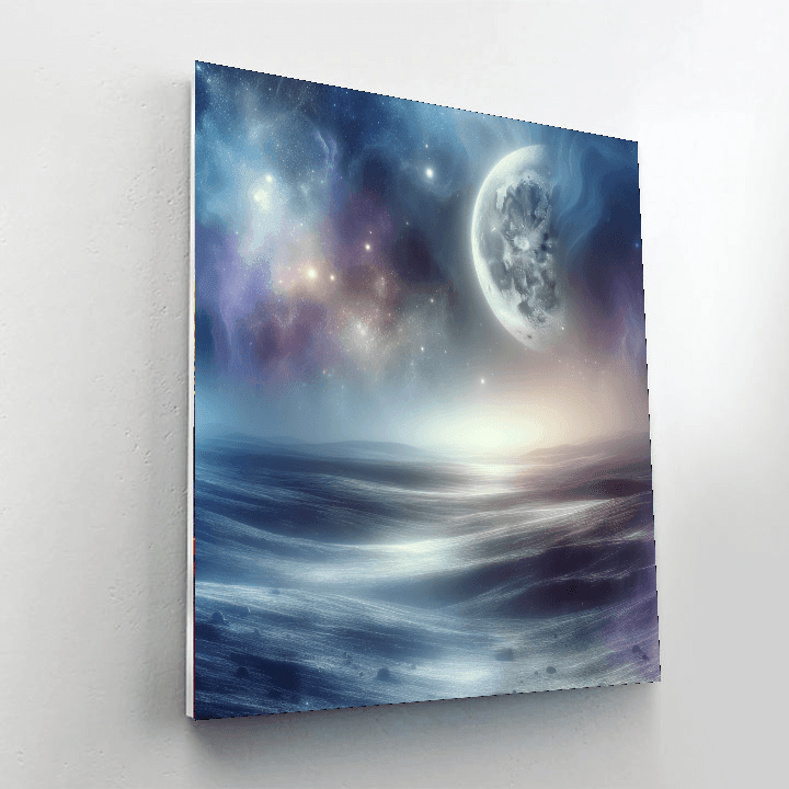 Luminous Lunar Landscape DIY Paint By Numbers