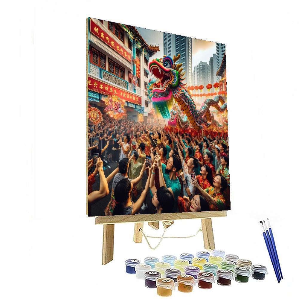 Chinese New Year Parade Paint By Numbers