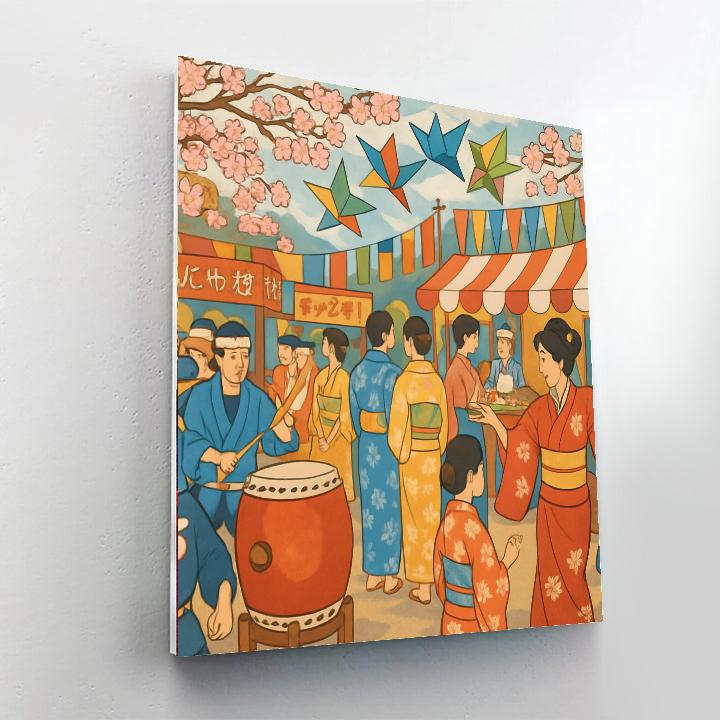 Matsuri Japanese Festival - Usa Paint By Number