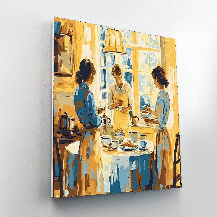 Mother's Morning Routine Paint By Number