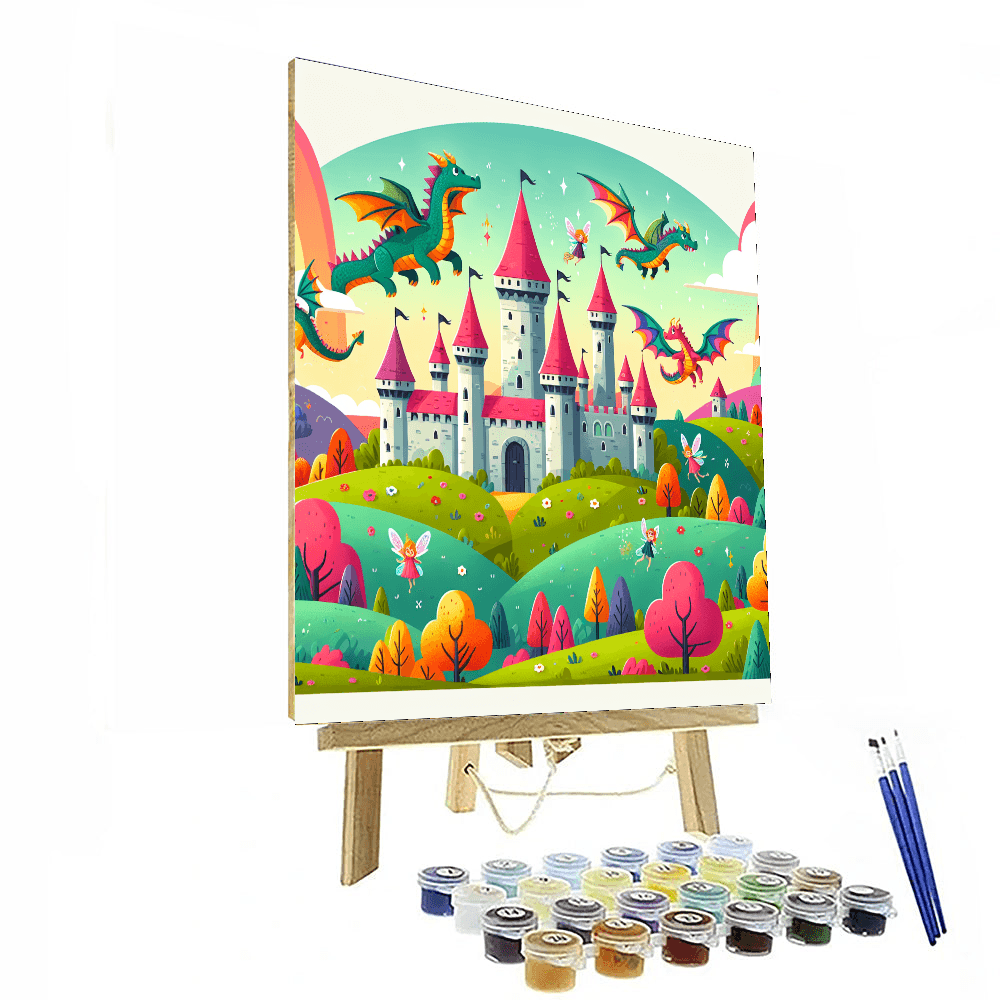 Vibrant Fantasy Landscapes Paint By Numbers Kits